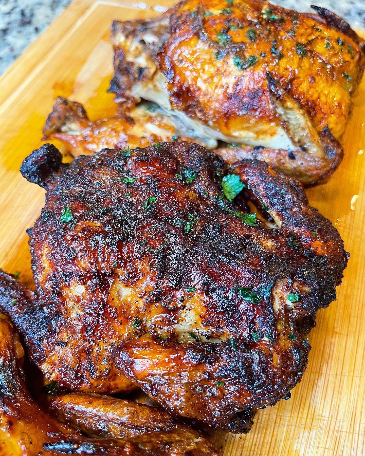 Air Fried Cornish Hens