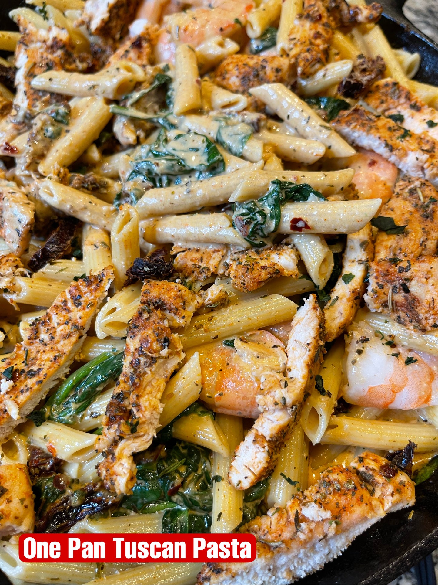 One Pan Tuscan Pasta