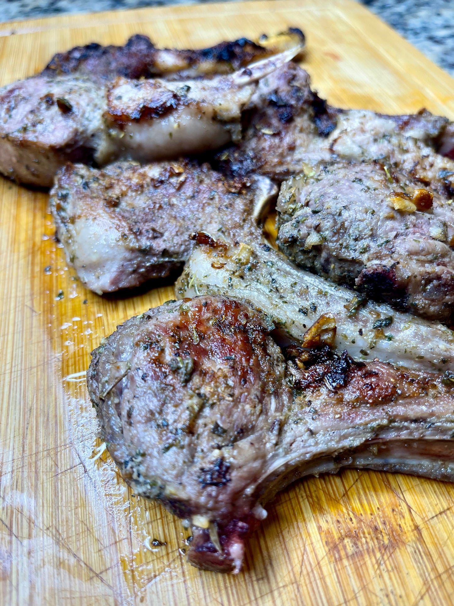 Garlic Rosemary Lamb Chops