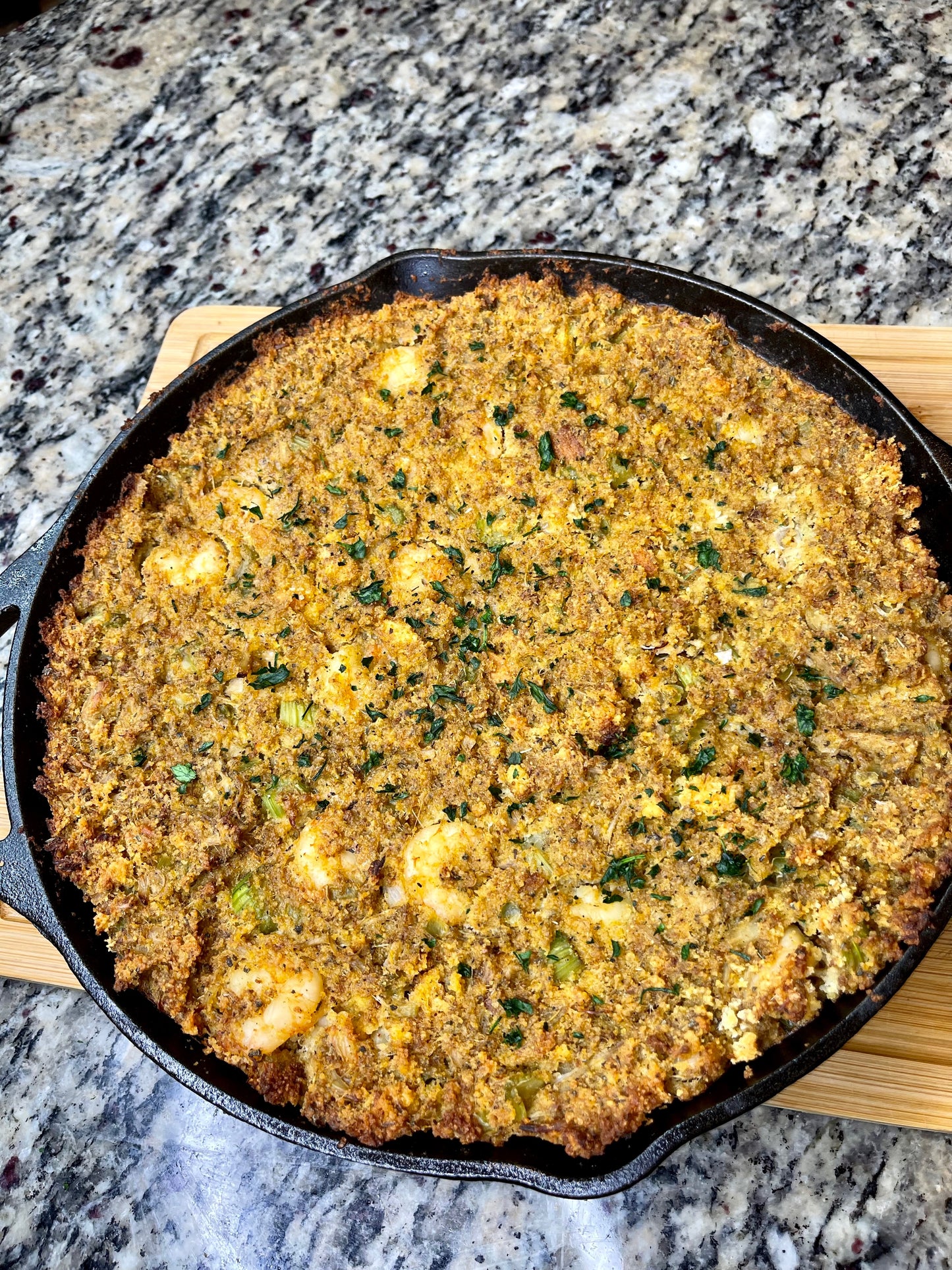Seafood Cornbread Dressing
