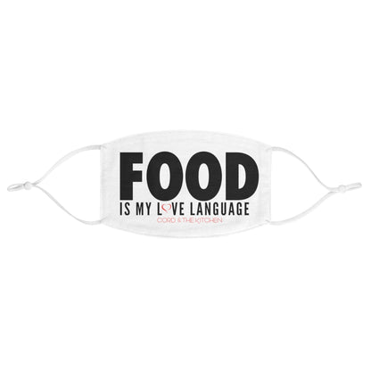 Food Is My Love Language (Face Mask)