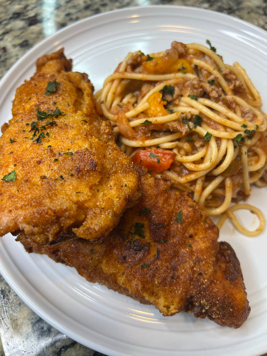 Catfish & Spaghetti